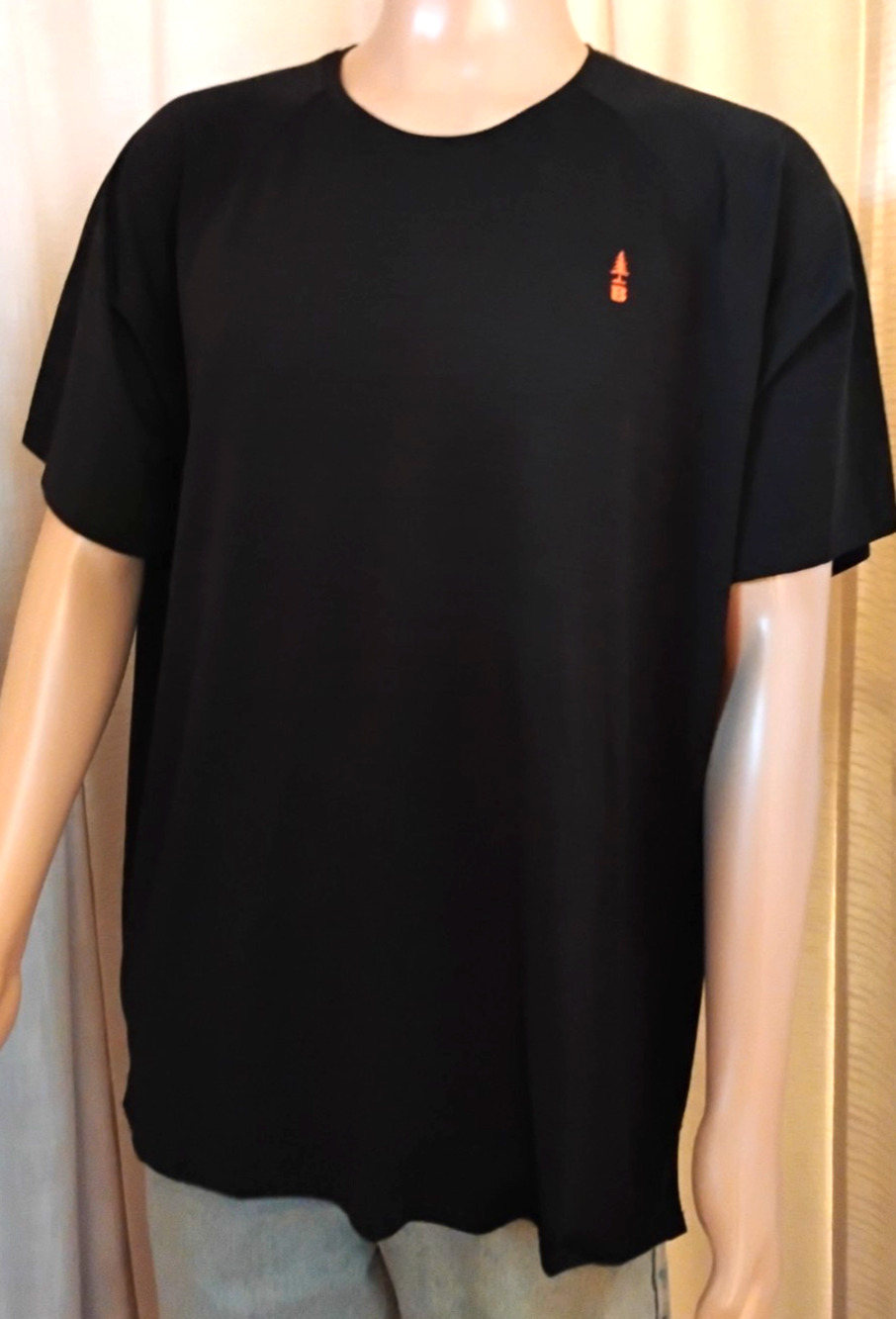 Bass Outdoor T Shirt Short Sleeve Basic Tee Crewneck Relaxed Fit Gorpcore Black